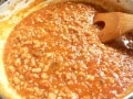 豚肉とベーコンで作る、ポークミートソースレシピ