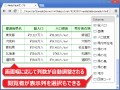 表の特定の列だけを抜粋して表示できるようにする方法