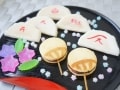 子どもと作るお盆のお供え！ 米粉のうちわ型クッキー