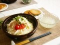 食欲すすむ塩味のつゆ。ネギ塩だれの鶏そうめん