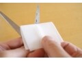 ハサミのベタつきをスッキリさせる