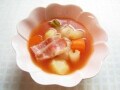 トマトベーコンのあったかポトフレシピ……栄養素をスープごと頂く！