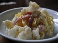 カリフラワークリームのタリアテッレパスタ