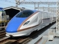 北陸新幹線用新型車両E7系に乗る