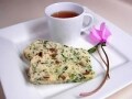 ほうれん草の蒸しケーキ