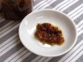 ドライトマトのペースト……保存瓶に入れて常備！
