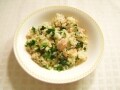 鮭とほうれん草の玄米ピラフ