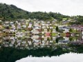 ノルウェーのフィヨルド観光ノールハイムスン村への旅