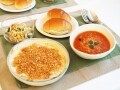 クリームコロッケ風グラタン定食の献立と段取り