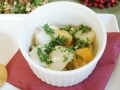 香りと食感が◎。ホタテとエリンギのエスカルゴ風