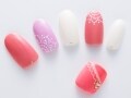 春の軽やかファッションに☆レースネイル