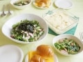 新じゃがと明太子のグラタン定食の献立と段取り