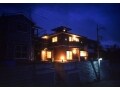 建坪20坪－高台にあり夜のあかりを意識した家