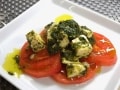 豆腐のバジルソースかけサラダレシピ……ちょっとしたオードブルに！
