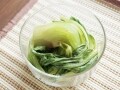 電子レンジでスピード調理！ 青梗菜の中華風おひたし