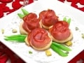 ハムで作る薔薇の花パイレシピ・作り方……食卓が華やかに！