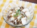 柚子胡椒で味付け簡単！長芋とモズクのスピード酢の物