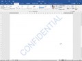 ワード文書に透かし文字を入れる（2010/2013/2016）