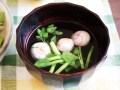 香り華やか！ セリの即席お吸い物柚子胡椒風味