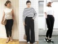 きちんと見えする黒パンをカジュアルダウンするコーデ術3