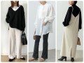 マイナス3キロ見え！冬から春の40代モノトーンコーデ