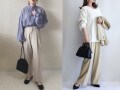 カジュアルなのに上品！大人っぽく決まるベージュパンツコーデ4選