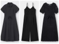 プチプラなのにおしゃれ見え！GUの大人向け「ブラックワンピース＆オールインワン」3選