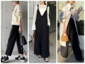 すっきり見えが叶う！ ボトムスは「黒」で引き締め、春らしさは「白」でつくる【大人のモノトーンコーデ】