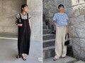 30～40代が痩せて見える！ 2023年夏のトレンド「ボーダーTシャツ」のコーディネート例