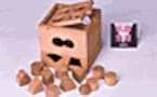 木製の本物感覚　知育玩具『パズルボックス』