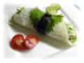 二人の休日レシピ　春のサラダ風ライスピザ