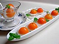 やさしいおやつ・きんかんと白玉のシロップ