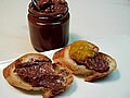 オレンジとチョコレートのペースト