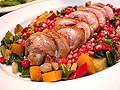 鶏のロール焼き