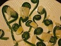 春の山菜料理　コゴミ（クサソテツ）　コゴミとペコリーノ