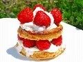 素朴で簡単で美味！　昔ながらのアメリカ家庭の味　イチゴのショートケーキ