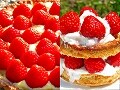 タルト、ショートケーキにイチゴのソース…　イチゴを使ったスイーツ集