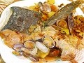 タラとジャガイモのアサリ風味