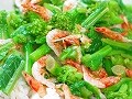 桜えびが香る春の混ぜご飯　菜の花めし