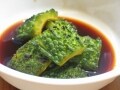涼しげな夏野菜レシピ　ゴーヤの焼き浸し