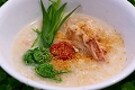 アウトドア料理・ダッチオーブンで鶏粥