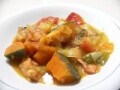 炊飯器におまかせ！南瓜のカレースープ煮