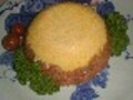 ケーキのようなケチャップライスの作り方