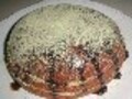 お釜スポンジに豆乳カスタードクリームをはさんで　豆乳入り和風ケーキ