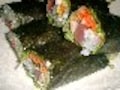 和食＋イタリアンの香り　海鮮サラダロール