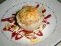 大根の肉詰めパン粉焼き