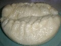 炊飯器で作った大きな餃子パン　ジャンボギョーザドッグ