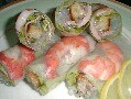 変わり生春巻　クルトン入り生春巻
