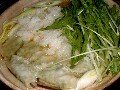 お手軽鍋物　餃子のみぞれ鍋