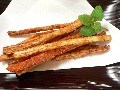 5分で出来るおつまみ　牛蒡スティック
